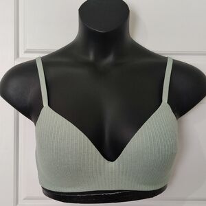 VICTORIA'S SECRET T-SHIRT LIGHTLY LINED WIRELESS BRA SIZE 36D NWOT MSRP $79.50